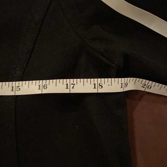 🍀Motto Black Stretch Denim jacket with button accents and 3/4 Sleeve size Small - Picture 7 of 8